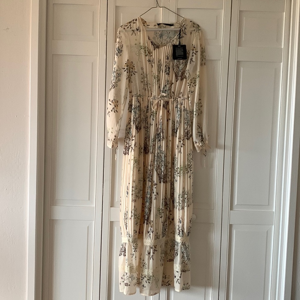 SILVIAN HEACH BOHO FLORAL MAXI DRESS - NEW WITH TAGS - XXS